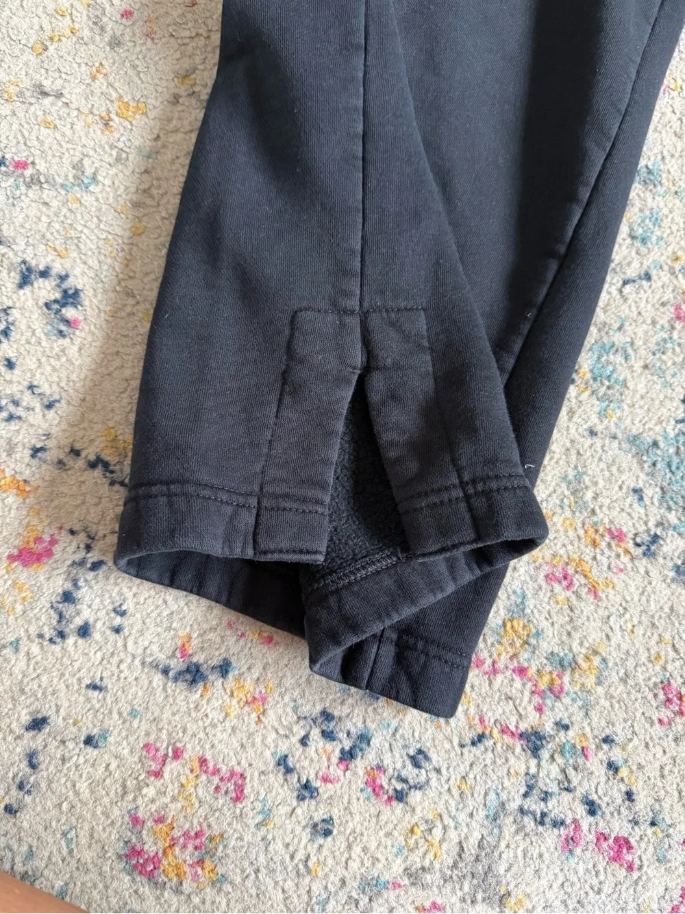 Nike Black Wide-Leg Women’s Sweatpants with Swoosh